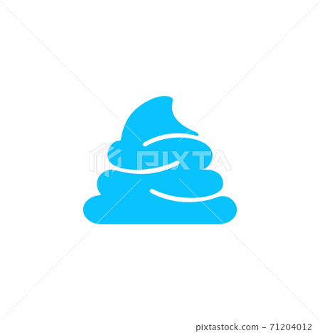 Shit icon flat. Shit icon flat. 71204012