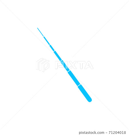 Telescopic Baton icon flat. 71204018