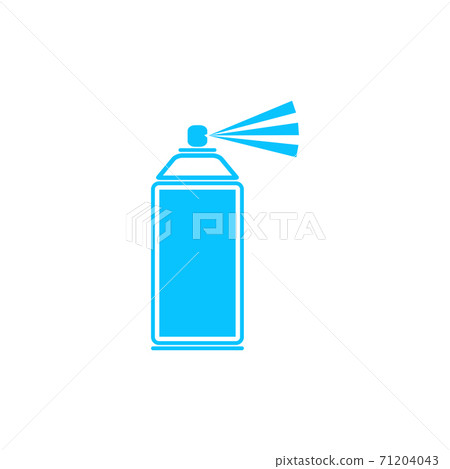 Spray icon flat. 71204043