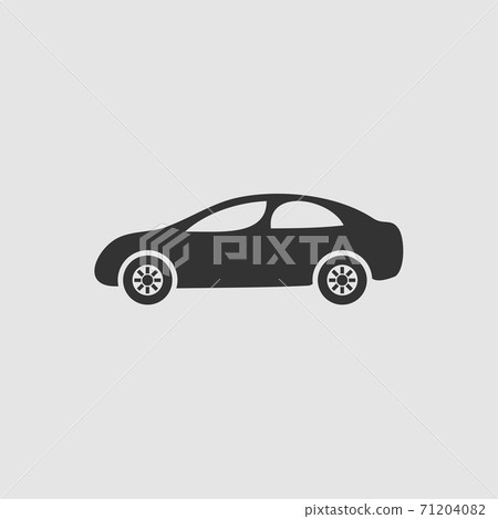 Sedan icon flat Sedan icon flat 71204082