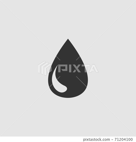 Drop icon flat 71204100