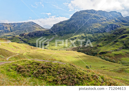 Three Sisters viewpoint - Scottish Highlands - Glencoe, Scotland 71204613