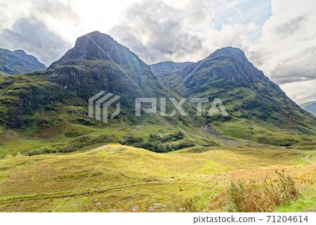 Three Sisters viewpoint - Scottish Highlands - Glencoe, Scotland Three Sisters viewpoint - Scottish Highlands - Glencoe, Scotland 71204614