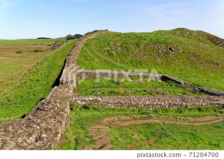 Hadrian's Wall - Northumberland - England United Kingdom Hadrian's Wall - Northumberland - England United Kingdom 71204700