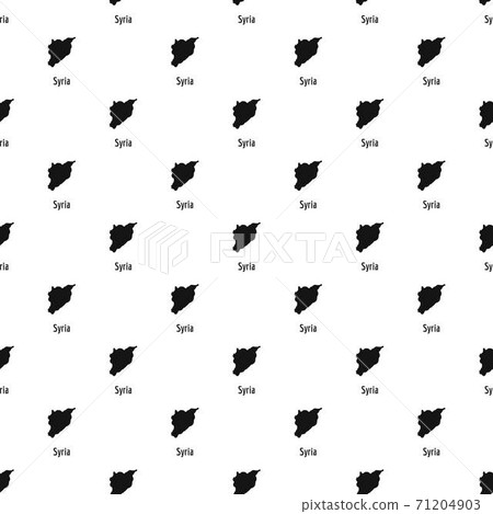 Syria map in black vector simple Syria map in black vector simple 71204903