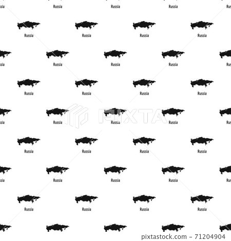 Russia map in black vector simple Russia map in black vector simple 71204904