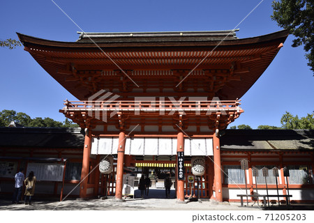 Shimogamo Shinto shrine gate Shimogamo Shinto shrine gate 71205203