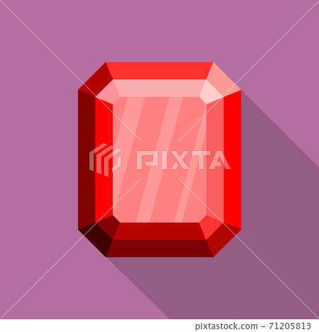 Pure diamond icon, flat style. Pure diamond icon, flat style. 71205813