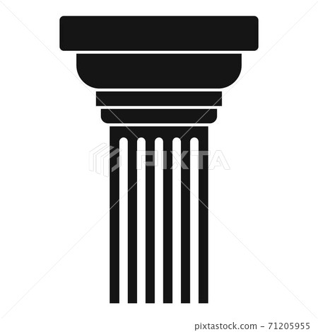 Expanding column icon, simple style. 71205955