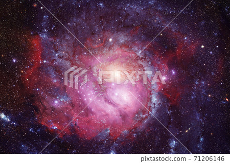 Cluster of stars. Nebula. Elements of this image furnished by NASA 71206146
