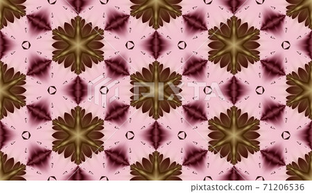 Seamless pattern with simple geometric ornate, pink , gold color, cover for brand, product, gift or card background 71206536