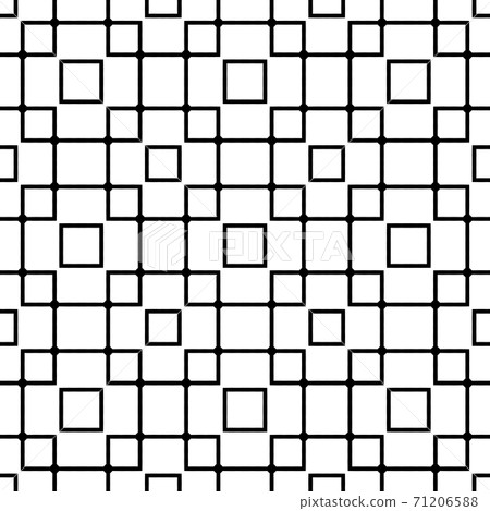 Simple black and white pattern with beautiful symmetric ornate Simple black and white pattern with beautiful symmetric ornate 71206588