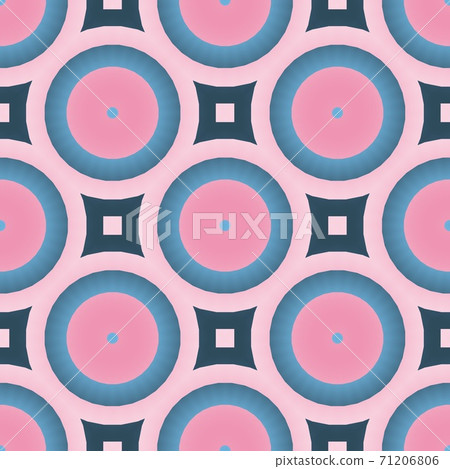 Seamless pattern with simple geometric ornate, pink color, cover for brand, product, gift or card background Seamless pattern with simple geometric ornate, pink color, cover for brand, product, gift or card background 71206806