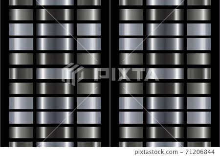 Silver metal seamless pattern with simple...-插圖素材 [71206844] - PIXTA圖庫