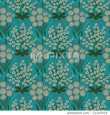 Indian folk art inspired forest in bloom Indian folk art inspired forest in bloom 71207014