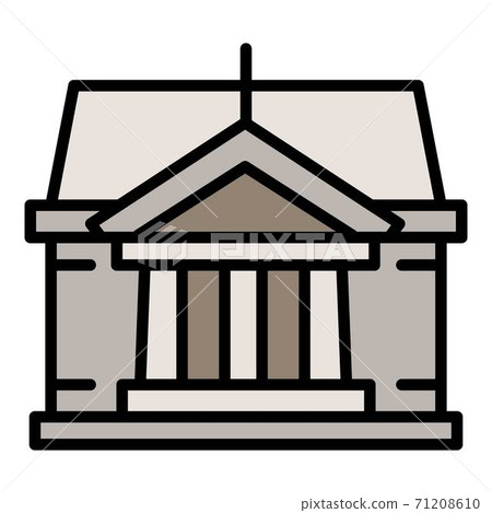 Courthouse judge icon, outline style 71208610