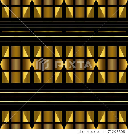 Golden luxury seamless pattern with simple geometric ornate for brand, product, gift or card background Golden luxury seamless pattern with simple geometric ornate for brand, product, gift or card background 71208808