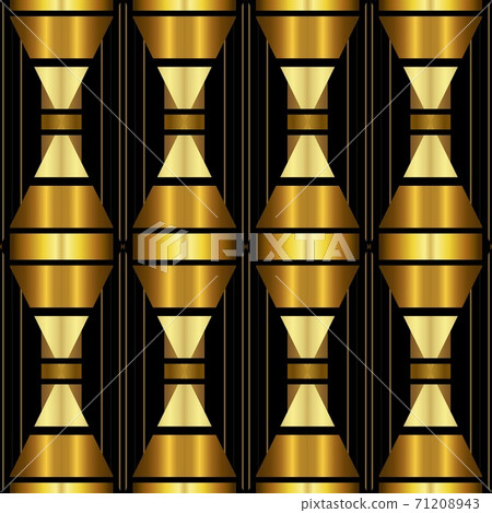 Golden luxury seamless pattern with simple geometric ornate for brand, product, gift or card background Golden luxury seamless pattern with simple geometric ornate for brand, product, gift or card background 71208943
