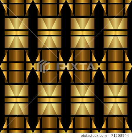 Golden luxury seamless pattern with simple geometric ornate for brand, product, gift or card background Golden luxury seamless pattern with simple geometric ornate for brand, product, gift or card background 71208944