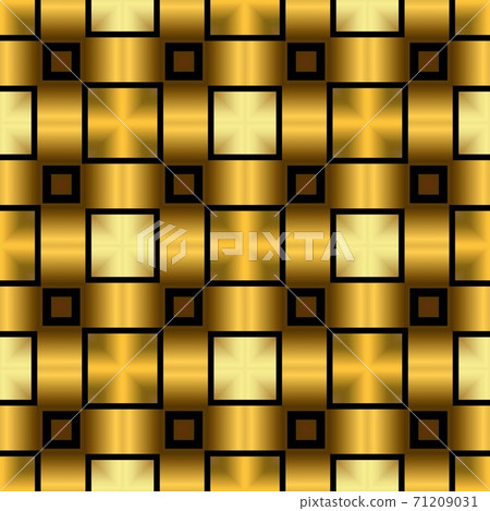 Golden luxury seamless pattern with simple geometric ornate for brand, product, gift or card background 71209031