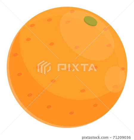 Breakfast orange icon, cartoon style Breakfast orange icon, cartoon style 71209036
