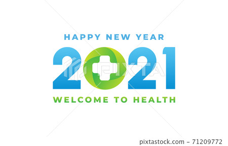 happy new year 2021 with medical health abstract design vector illustration happy new year 2021 with medical health abstract design vector illustration 71209772