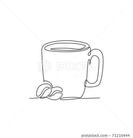 Step by step to draw a Coffee Mug. Drawing tutorial a Coffee Mug. Drawing  lesson for children. Vector illustration 33330913 Vector Art at Vecteezy