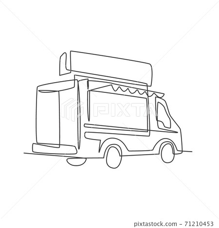 food truck outline