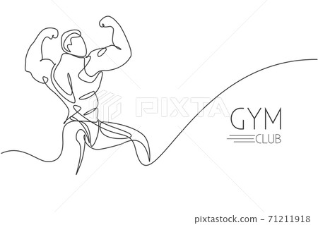 gym line art