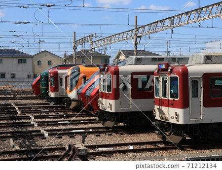 Kintetsu Koyasu garage train 71212134