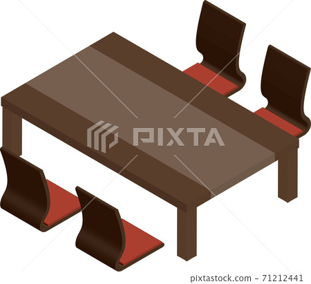 Tables and chairs at the inn 71212441