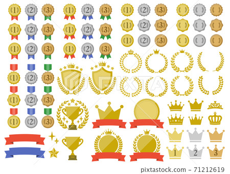 A set of simple ranking icons A set of simple ranking icons 71212619