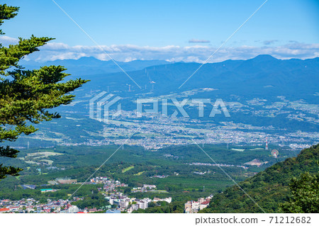View from Takane Observatory, Ikaho Onsen Town, Akagiyama, Shibukawa City 71212682