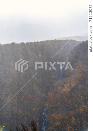 Scenery of Miyagi Zao Takimidai where hail falls, Zao Town, Miyagi Prefecture 71213075