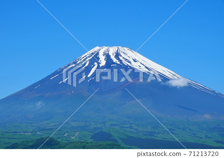 富士山和Ashitaka Kurodake山中剩下的積雪 富士山和Ashitaka Kurodake山中剩下的積雪 71213720