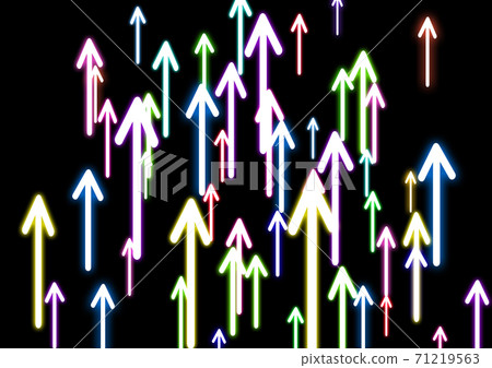 Multiple abstract light arrows - Stock Illustration [71219563] - PIXTA