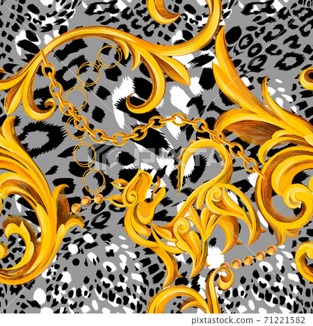 Baroque style seamless pattern 71221582