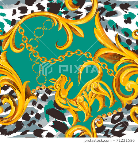 Baroque style seamless pattern Baroque style seamless pattern 71221586