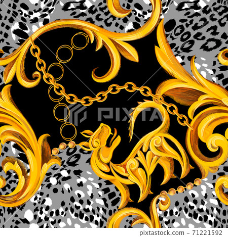 Baroque style seamless pattern Baroque style seamless pattern 71221592