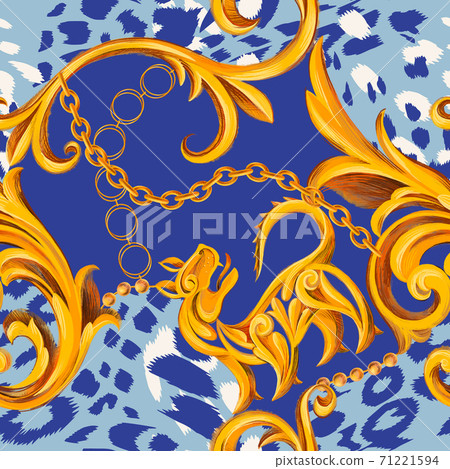 Baroque style seamless pattern Baroque style seamless pattern 71221594