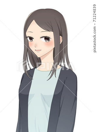 Female bust up office casual smile Female bust up office casual smile 71224839