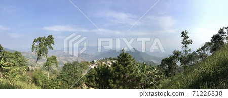Landscape of mountain in tropical forest, Panorama view 71226830