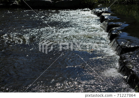 水流過的溪流風景 71227864