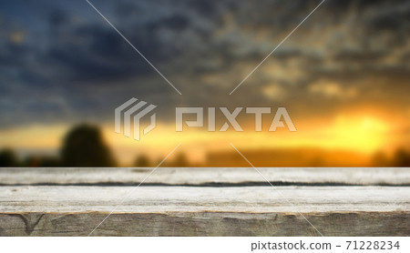 Wooden table background Wooden table background 71228234
