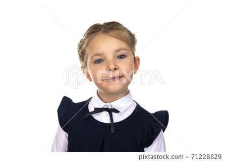 Cheerful young first grader Cheerful young first grader 71228829