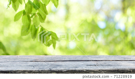Wooden table background 71228919