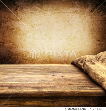 Wooden table background 71231479