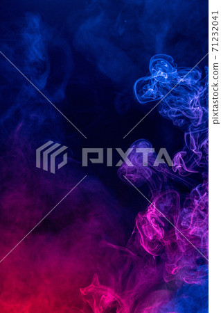 Smoke blue red background halloween smoke background Halloween けむり バック 71232041