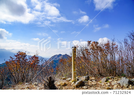 (Yamanashi Prefecture) Pillar at the summit of Settogatake (Yamanashi Prefecture) Pillar at the summit of Settogatake 71232924