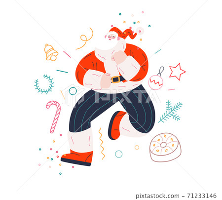 Dancing Santa - Christmas and New Year party 71233146